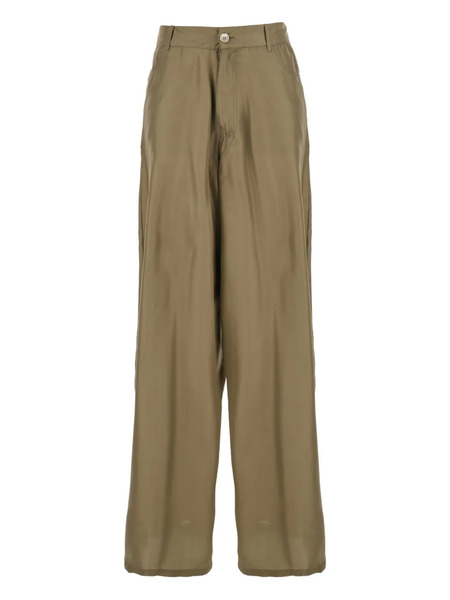  Jucca Pantalones De Seda - Verde 