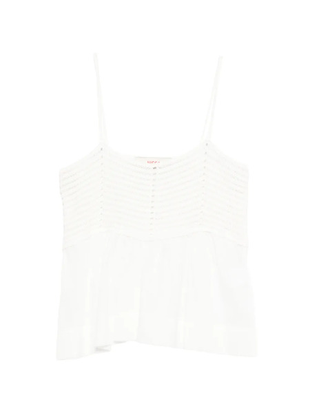  Jucca Top De Ganchillo - Blanco 
