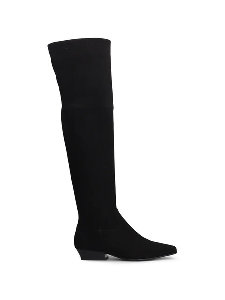  Julie Dee Botas Con Puntera En Punta - Negro 