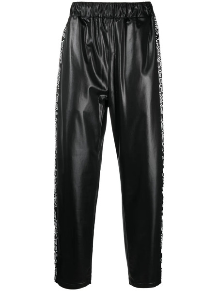  Junya Watanabe Comme Des Garçons Pre-owned Pantalones De Chándal Con Estampado Gráfico De Junya Watanabe X Comme Des Garçons X Keith Haring - Negro 