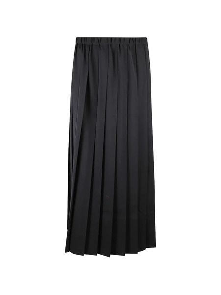  Junya Watanabe Falda Con Pliegues - Negro 