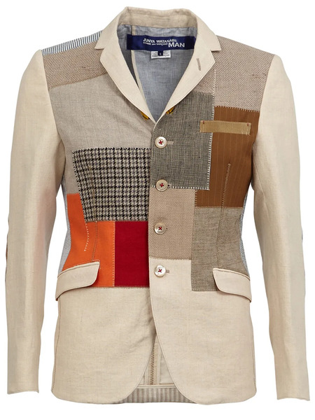  Junya Watanabe Man Blazer De Patchwork - Neutro 