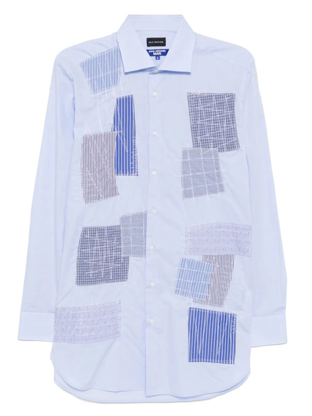  Junya Watanabe Man Camisa Con Diseño Patchwork - Azul 