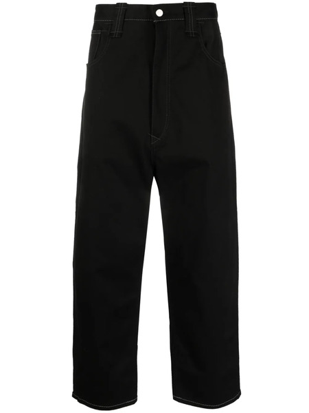  Junya Watanabe Man Vaqueros Capri - Negro 