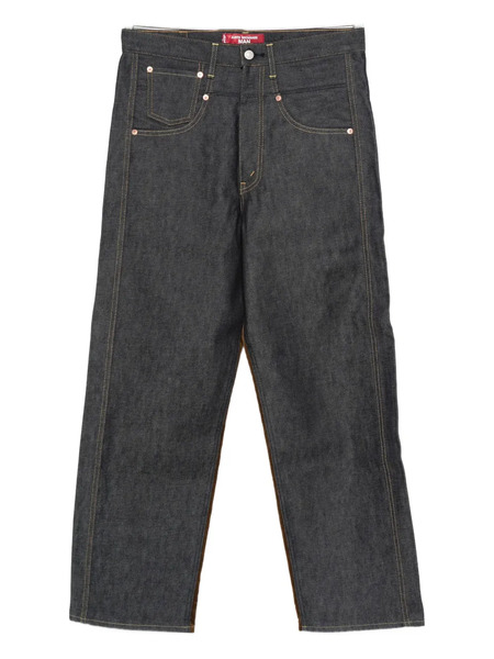  Junya Watanabe Man Vaqueros Con Panel Vaquero - Azul 