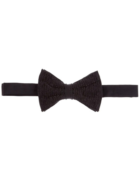  Jupe Silk Bow Tie - Negro 