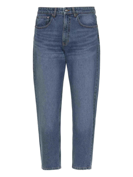  Just Cavalli Vaqueros Con Logo Bordado - Azul 