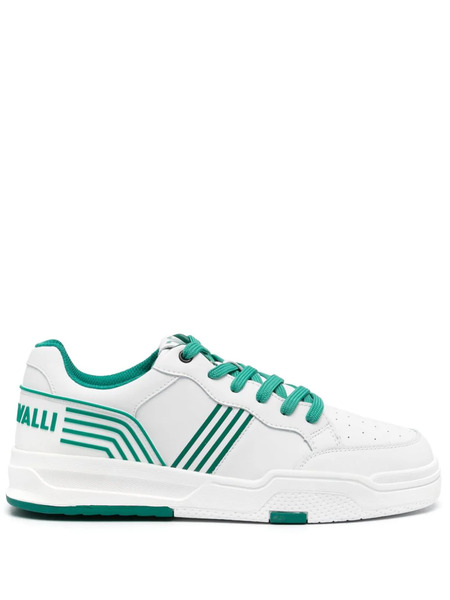  Just Cavalli Zapatillas Con Diseño De Paneles - Blanco 