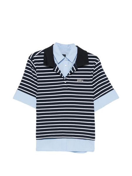  Juun.j Polo A Rayas - Azul 
