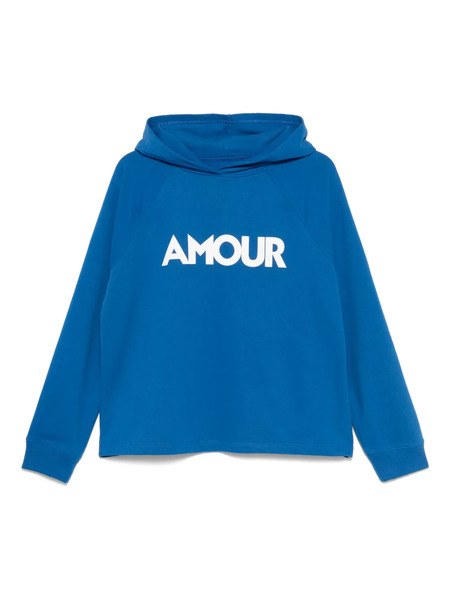  Juvia Sudadera De Mezcla De Algodón Con Capucha - Azul 