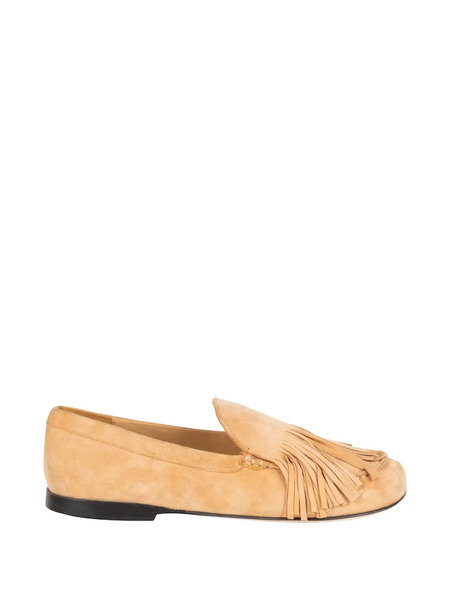  Jvam Mocasines Con Ribete De Flecos - Neutro 