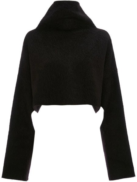  Jw Anderson Jersey Corto Oversize Con Aberturas - Negro 