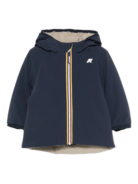  K-way Chaqueta Jack St Warm Reversible Con Capucha - Azul 