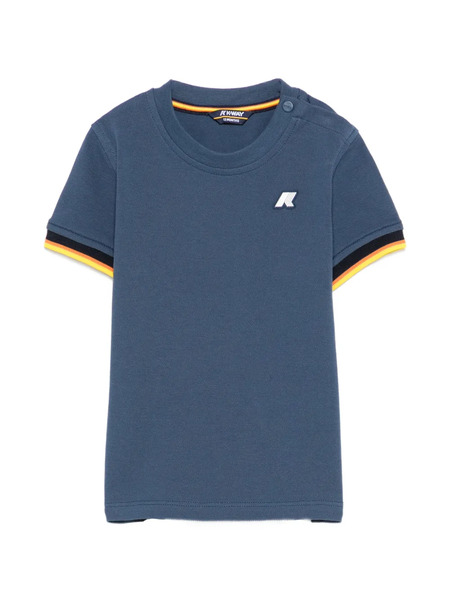 K Way Kids Camiseta A Rayas - Azul 