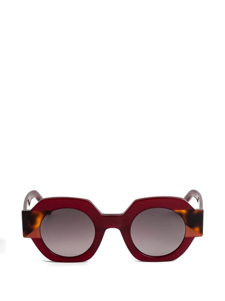  Kaleos Gafas De Sol Gun Con Montura Geométrica - Rojo 