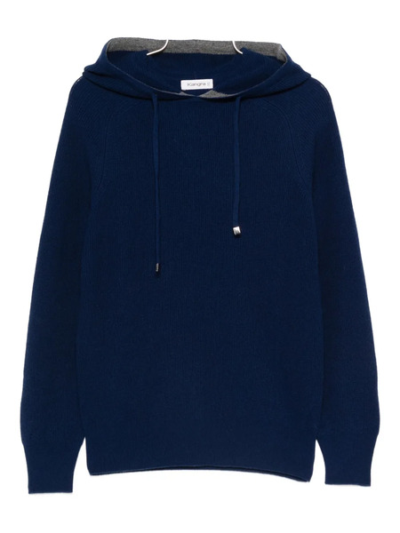  Kangra Sudadera Lisa Con Capucha - Azul 