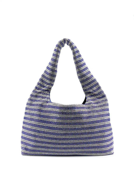  Kara Bolso Shopper Con Apliques De Cristal - Azul 