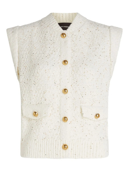  Karl Lagerfeld Chaleco Con Botones - Neutro 