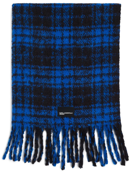  Karl Lagerfeld Jeans Bufanda A Cuadros - Azul 