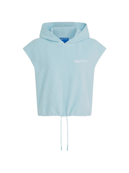  Karl Lagerfeld Jeans Chaleco Con Capucha - Azul 