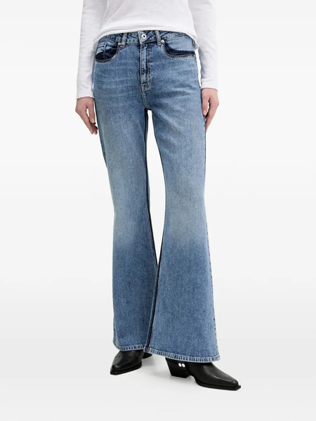  Karl Lagerfeld Jeans Vaqueros Acampanados - Azul 