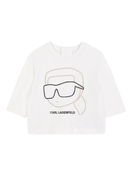  Karl Lagerfeld Kids Conjunto Deportivo De Pantalones De Chándal Y Chaqueta De Chándal Con Diseño Colour Block - Negro 