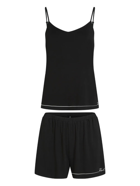  Karl Lagerfeld Pijama Con Detalle Del Logo - Negro 