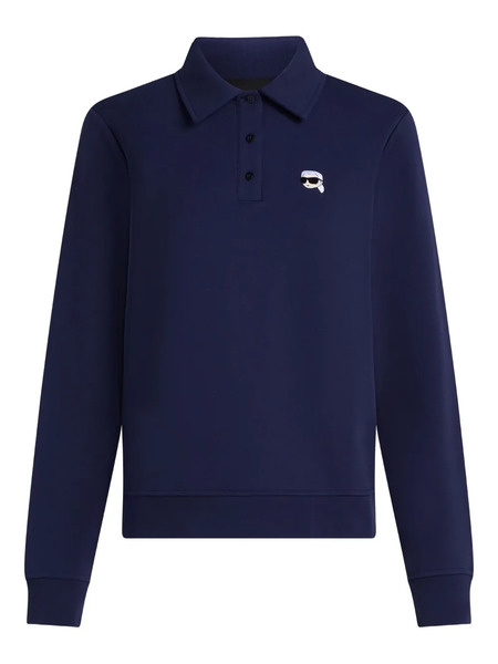  Karl Lagerfeld Sudadera Con Parche Ikon - Azul 