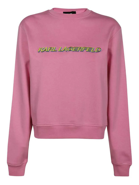  Karl Lagerfeld Sudadera De Algodón - Rosa 