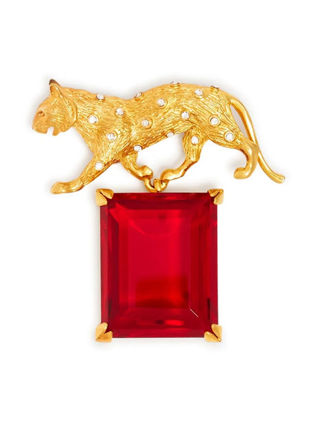  Kenneth Jay Lane Pin Panther - Dorado 