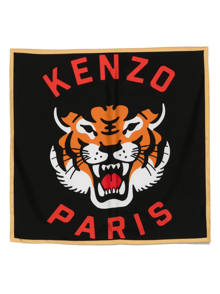  Kenzo Fular Lucky Tiger - Negro 