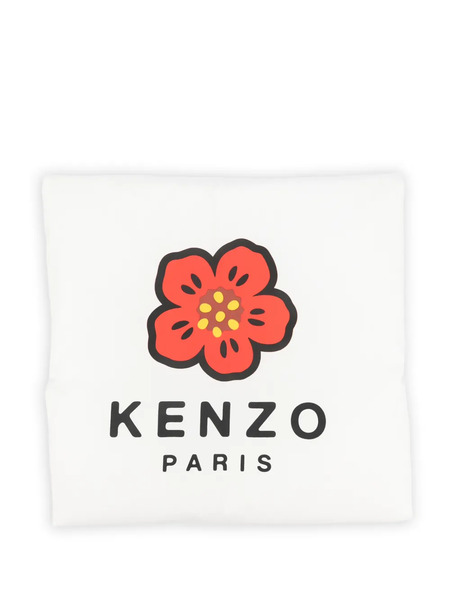  Kenzo Kids Manta Con Motivo Floral - Blanco 