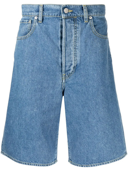 Kenzo Pantalones Vaqueros Cortos Rectos - Azul 