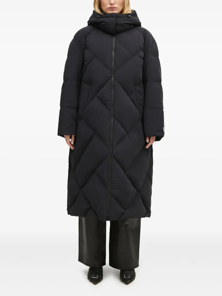  Kenzo Plumífero Largo Weave - Negro 