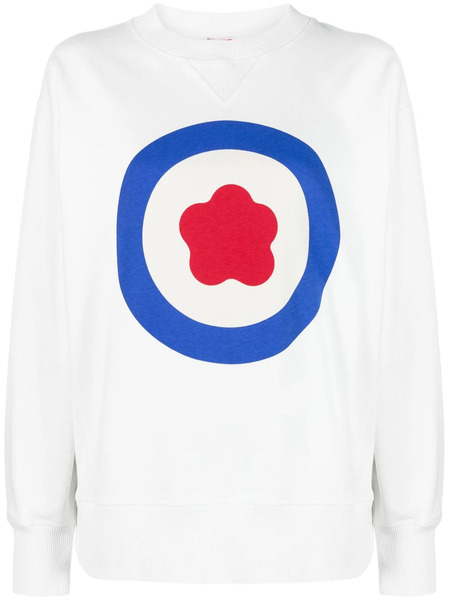  Kenzo Sudadera Con Logo Estampado - Blanco 