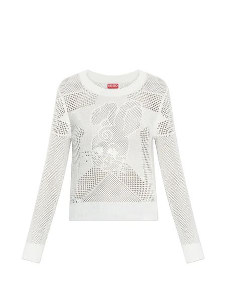  Kenzo Top De Ganchillo - Blanco 