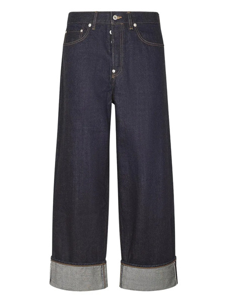  Kenzo Vaqueros Con Dobladillo Vuelto - Azul 