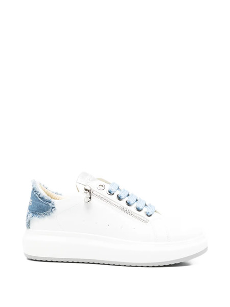  Keys Zapatillas Deshilachadas - Blanco 