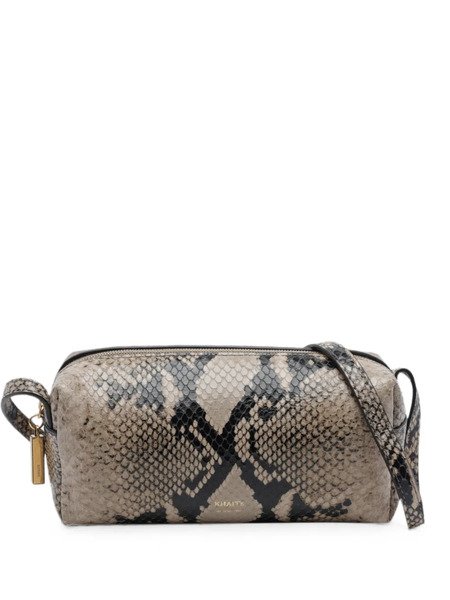 Khaite Mini Kye Python-print Mini Shoulder Bag - Marrón 