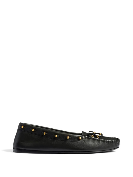  Khaite Mocasines Planos - Negro 