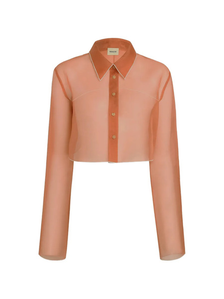  Khaite Top Fritz - Naranja 