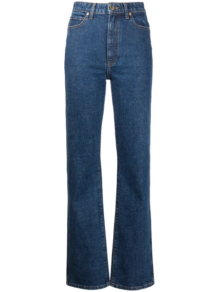  Khaite Vaqueros The Danielle De Talle Alto - Azul 