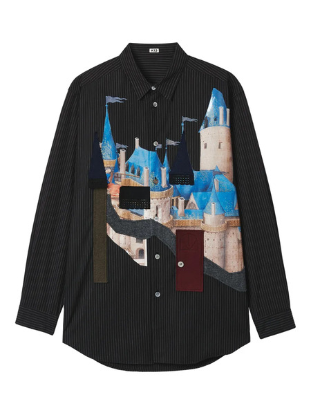  Khoki Camisa A Rayas - Negro 