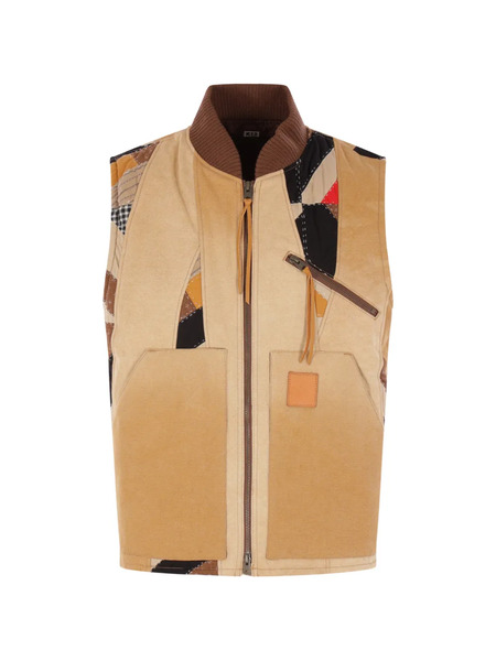  Khoki Chaqueta Con Diseño Patchwork Y Paneles - Neutro 
