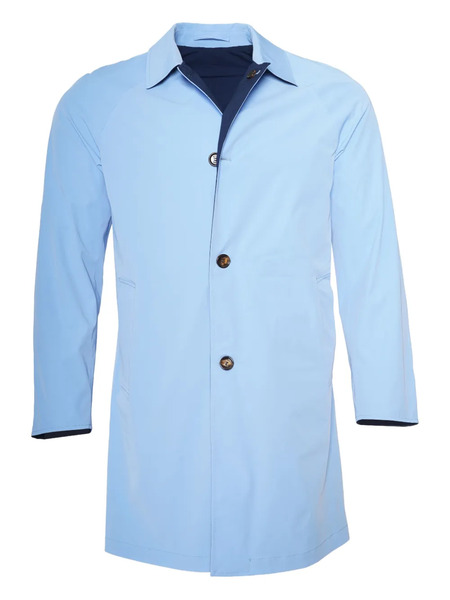  Kired Abrigo Kim Reversible Con Botones - Azul 