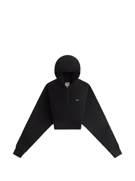  Kith Hillside Henley Hoodie - Negro 