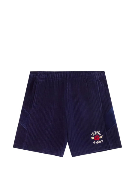  Kith Shorts De Punto Calado - Azul 