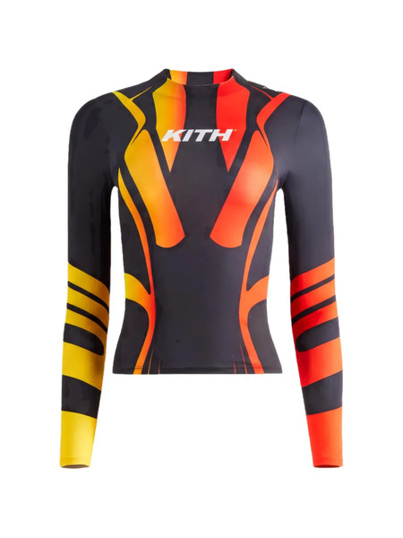  Kith Top Valen Surge Con Logo Estampado - Negro 