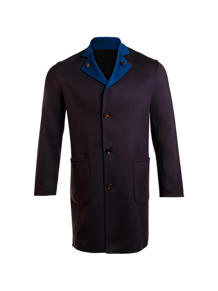  Kiton Abrigo Parana1 De Cachemira - Azul 