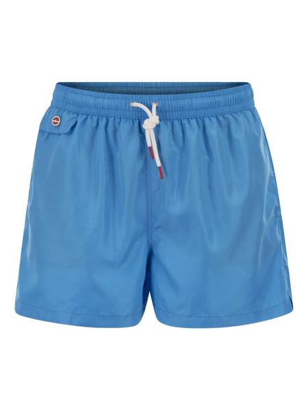  Kiton Bañador Con Logo - Azul 